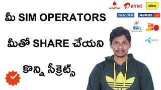 Watch Top Secrets your SIM operator never told you! â€“ tiktik app || Telugu Tech Tuts Video