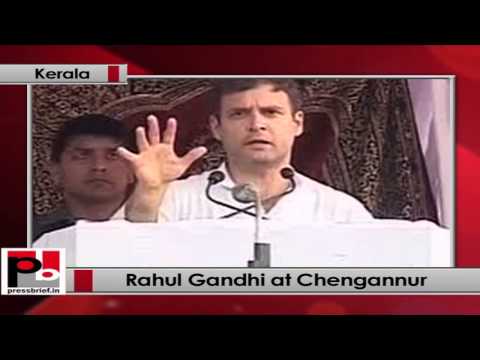 Watch Rahul Gandhi addresses Congress election rally at Chengannur, Kerala Video