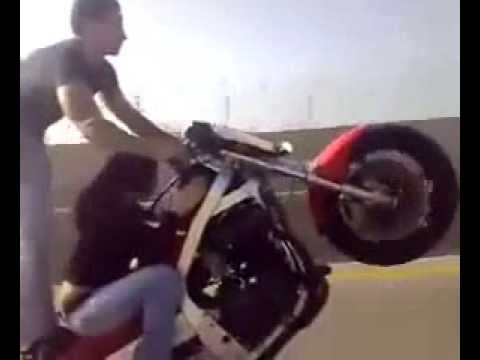 Watch Dangerous Bike Stunts - Best Funny Video Video
