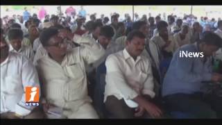 Watch TRS MLA Jalagam Venkat Rao Inaugurates Seetharama Project Phase 3 Works In Nagaram | iNews Video