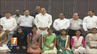 Watch Minister Venkaiah Naidu Launches Health Camp |Organised By Swarna Bharathi Trust In Hyderabad| iNews Video