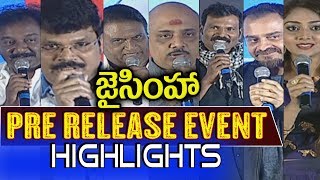 Watch Jai Simha Movie Pre Release Event Highlights | #NBK102 | Sankranti 2018 Winner | Top Telugu TV Video