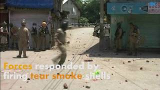 Watch Clashes in Rainawari on Burhan Wani's anniversary Video