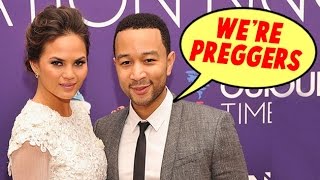 Watch John Legend & Chrissy Teigen: We're PREGNANT!!! Video