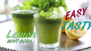 Watch lemon mint drink / Lemon mint soda Video
