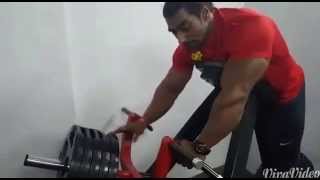 Watch sangram chougule training back with t bar rows and revealing secret of his huge back Video