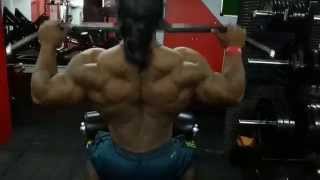 Watch lat pull downs for huge back by sangram chougule Video