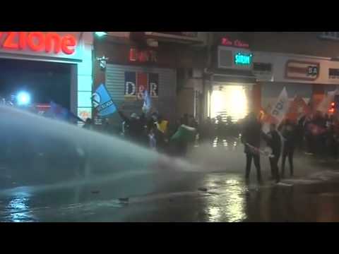 Watch Turkish protesters angry about internet censorship, clash with police News Video Video