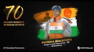 Watch Poorna Malavath - Youngest to scale Mount Everest - 2014 | 70 Golden Moment In Indian Sports Video