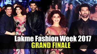 Watch Lakme Fashion Week 2017 Grand Finale - Jacqueline Fernandez & Aditya Roy Kapur Video