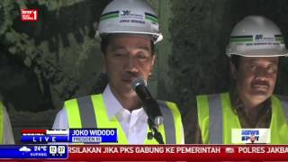 Watch Jokowi Tinjau Proyek MRT di Senayan Video