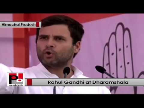 Watch Rahul Gandhi addresses Congress rally at Dharamshala in Himachal Pradesh Video