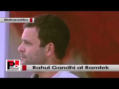 Watch Rahul Gandhi seeks peopleÃ¢â‚¬â„¢s support at Congress election rally at Ramtek, Maharashtra Video