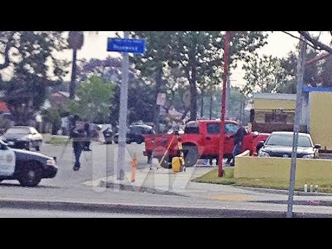 Watch Suge Knight- Cops Recreate Death Scene With Suge's Truck and Dummies Video