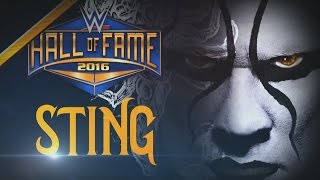Watch Sting joins the WWE Hall of Fame Class of 2016: WWE Raw, January 11, 2016 Video
