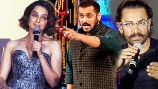 Watch Kangana Ranaut Reaction On Rejecting Aamir's Thugs Of Hindostan & Salman's Sultan Video