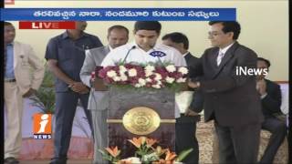 Watch Nara Lokesh Swearing As AP Minister In Velagapudi | Amaravati | Andhra Pradesh | iNews Video