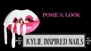 Watch KYLIE JENNER INSPIRED NAILS (POSIE K LOOK) Video