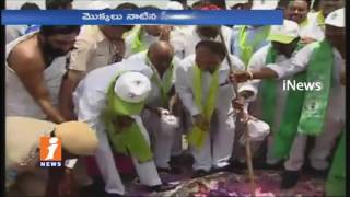 Watch CM KCR Starts Third Phase Haritha Haram in Karimnagar | iNews Video