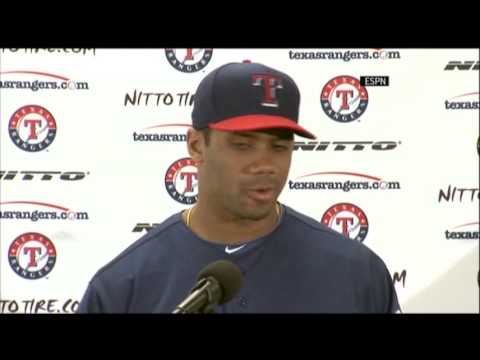 Watch Seahawks QB Enjoys Time With Texas Rangers News Video Video
