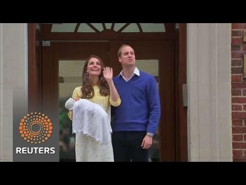 Watch Britain's Royal couple unveil new baby girl News Video Video