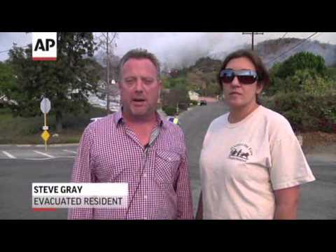 Watch Calif. Wildfire Burns Homes, Forces Evacuations News Video Video