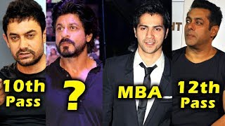 Watch TOP 10 Bollywood Stars And Their Educational Qualification Video