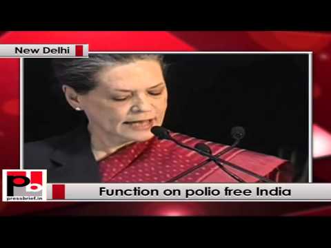 Watch Sonia Gandhi- We also thank our film stars to help great deal in the campaign Video