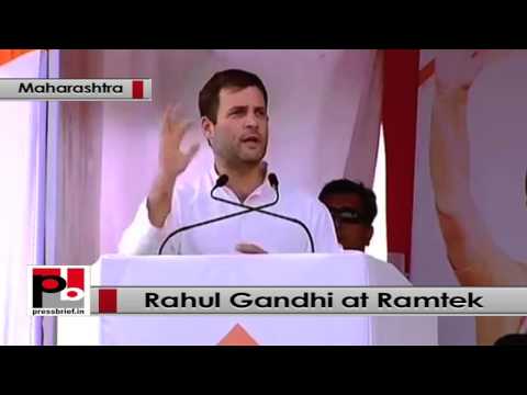 Watch Rahul Gandhi at Ramtek, Maharashtra- Congress committed for all around development Video