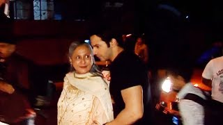 Watch Varun Dhawan's Sweet Gesture, Escorts Jaya Bachchan To Her Car - Mom Lali Dhawan's Birthday Party Video