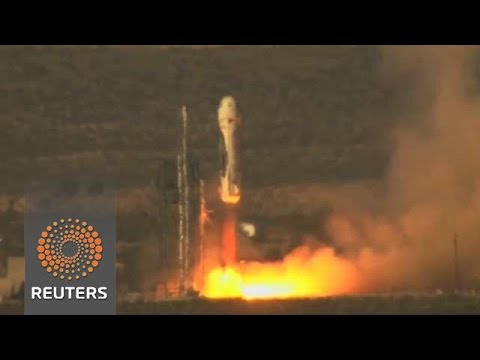 Watch Jeff Bezos' rocket company test-flies suborbital spaceship News Video Video