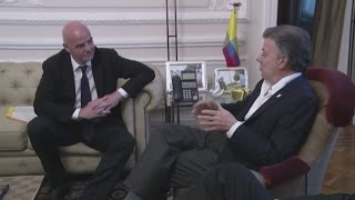 Watch Infantino- 'FIFA can help developing countries through football' - Sports News Video Video