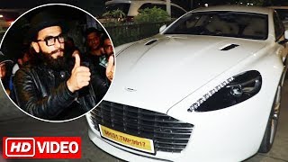 Watch Ranveer Singh's NEW Luxurious Aston Martin Car - Have A CLOSE Look Video