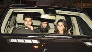 Watch Alia Bhatt & Sidharth Malhotra Together At Karan Johar's Bash In Honour Of Christian Louboutin Video