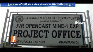Watch Production Stops in Sathupally Singareni Due To Heavy Rains | iNews Video