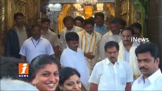 Watch YS Jagan Offer Prayers at Tirumala Ahead of #PrajaSankalpaYatra | iNews Video