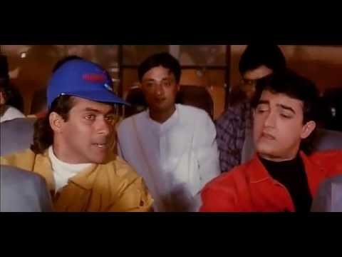 Watch Salman Khan, Aamir Khan Comedy Scene - Andaz Apna Apna - Bollywood Movie Comedy Scene Video