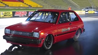Watch PAC PERFORMANCE 13B TURBO STARLET AT SYDNEY DRAGWAY Video