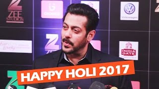 Watch Salman Khan WISHES His Fans A Very Happy Holi 2017 Video