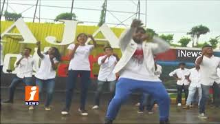 Watch Mahesh Babu Fans Flash Dance On Mahesh Hit Songs Over Spyder Movie Release In Rajahmundry | iNews Video
