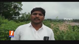 Watch Landslides at Pedda Cheruvu in Karimnagar | Farmers Lands Destroyed | iNews Video