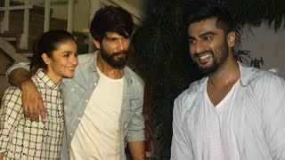 Watch EXCLUSIVE - Arjun Kapoor Meets Alia & Shahid | Kareena AVOIDS Alia | Ki And Ka Video