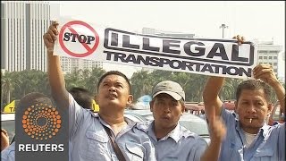 Watch Ride sharing apps under fire in Jakarta News Video Video