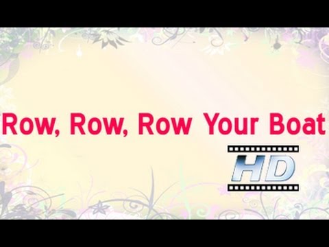 Watch Row Row Row Your Boat - Nursery Rhyme - For Kids Video