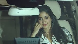 Watch Gorgeous Jhanvi Kapoor SPOTTED At Karan Johar's Bash In Honour Of Christian Louboutin Video