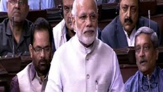 Watch PM Modi renders poet Nida Fazli's poetry in Rajya Sabha Video