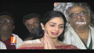Watch Actress Sridevi And Boney Kapoor Visits Tirumala | iNews Video