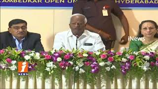 Watch Governor ESL Narasimhan With Telangana Universities VC's In Hyderabad | iNews Video