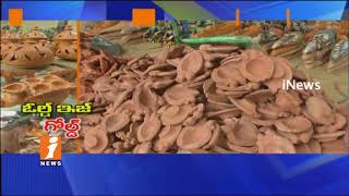 Watch People's Likes Purchase Diwali Clay Lamps( Pramidalu) For Diwali Festival In Tirupati | iNews Video