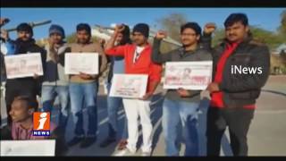 Watch Pawan Kalyan Fans Protest At Kuwait | To Supports AP Special Status | iNews Video